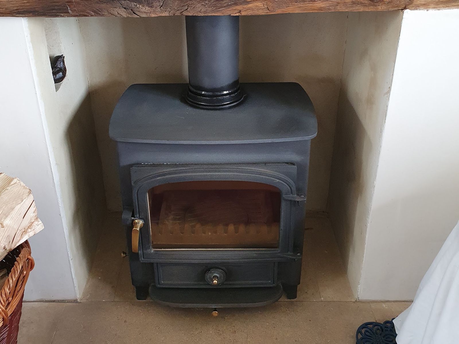 A Clearview Vision with bricks replaced and the door re-roped
